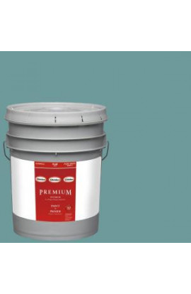 Glidden Premium 5-gal. #HDGB25 Island Turquoise Flat Latex Interior Paint with Primer - HDGB25P-05F