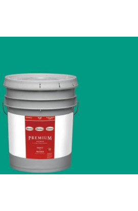 Glidden Premium 5-gal. #HDGB01D Miami Jade Flat Latex Interior Paint with Primer - HDGB01DP-05F