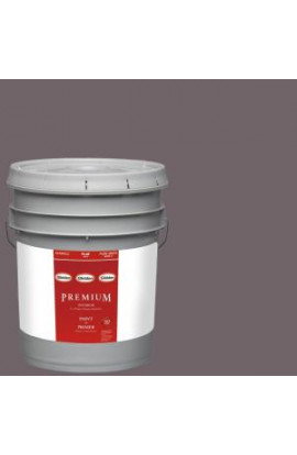 Glidden Premium 5-gal. #HDGCN59 Black Frosted Plum Flat Latex Interior Paint with Primer - HDGCN59P-05F
