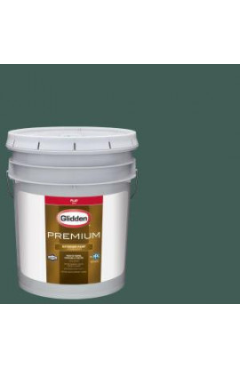 Glidden Premium 5-gal. #HDGB13 Hemlock Green Flat Latex Exterior Paint - HDGB13PX-05F