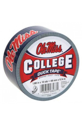 Duck College 1-7/8 in. x 30 ft. Ole Miss Duct Tape (6-Pack) - 240283