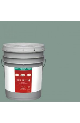 Glidden Premium 5-gal. #HDGB12U Calming Green Waters Semi-Gloss Latex Interior Paint with Primer - HDGB12UP-05S
