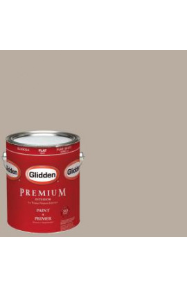 Glidden Premium 1-gal. #HDGWN37 Scroll Beige Flat Latex Interior Paint with Primer - HDGWN37P-01F