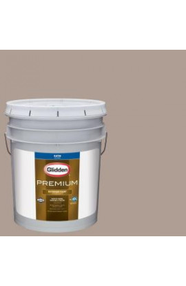 Glidden Premium 5-gal. #HDGWN10D Creamy Hot Cocoa Satin Latex Exterior Paint - HDGWN10DPX-05SA