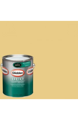 Glidden DUO 1-gal. #GLY25 Vintage Yellow Eggshell Interior Paint with Primer - GLY25-01E