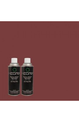 Hedrix 11 oz. Match of 110D-7 Vin Rouge Low Lustre Custom Spray Paint (2-Pack) - 110D-7
