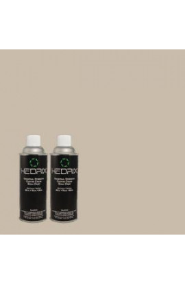 Hedrix 11 oz. Match of QE-57 Warm Ash Gloss Custom Spray Paint (2-Pack) - G02-QE-57