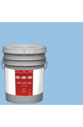 Glidden Premium 5-gal. #HDGV02U Blue Collar Flat Latex Interior Paint with Primer - HDGV02UP-05F