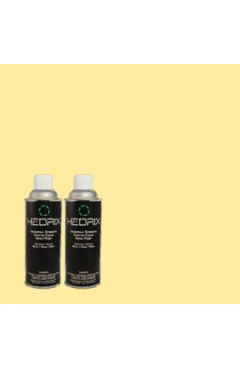Hedrix 11 oz. Match of 1B1-2 Yellow Lily Semi-Gloss Custom Spray Paint (2-Pack) - SG02-1B1-2