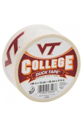 Duck College 1-7/8 in. x 30 ft. Virginia Tech University Duct Tape (6-Pack) - 240280