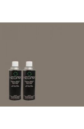 Hedrix 11 oz. Match of MQ5-28 Dawn Gray Flat Custom Spray Paint (8-Pack) - F08-MQ5-28