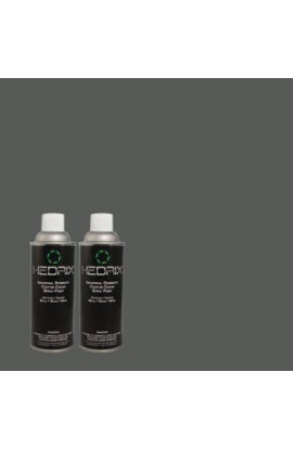 Hedrix 11 oz. Match of ECC-35-3 Thunder Bay Flat Custom Spray Paint (2-Pack) - F02-ECC-35-3