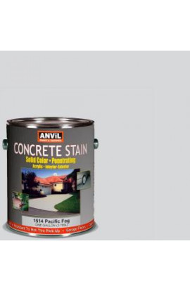 ANViL 1 gal. Acrylic Dover Grey Solid Color Interior/Exterior Concrete Stain - 150101