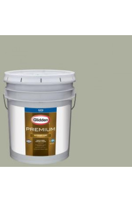 Glidden Premium 5-gal. #HDGCN07D Loden Frost Green Satin Latex Exterior Paint - HDGCN07DPX-05SA