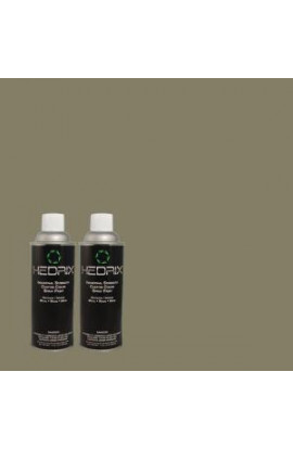 Hedrix 11 oz. Match of PEC-33 Blade Flat Custom Spray Paint (2-Pack) - F02-PEC-33