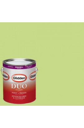 Glidden DUO 1-gal. #HDGG27U Festival Green Eggshell Latex Interior Paint with Primer - HDGG27U-01E