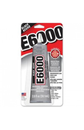 E6000 2 fl. oz. Black Adhesive (6-Pack) - 237039