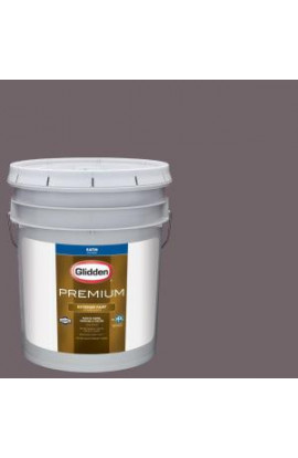 Glidden Premium 5-gal. #HDGCN59 Black Frosted Plum Satin Latex Exterior Paint - HDGCN59PX-05SA