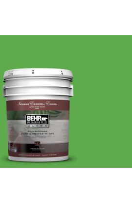 BEHR Premium Plus Ultra 5-gal. #440B-6 Barnyard Grass Eggshell Enamel Interior Paint - 275305