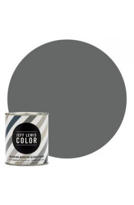 Jeff Lewis Color 1-qt. #JLC416 Carbon Quarter-Gloss Ultra-Low VOC Interior Paint - 304416