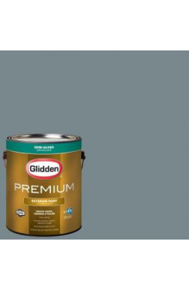 Glidden Premium 1-gal. #HDGCN34U Slate Ridge Semi-Gloss Latex Exterior Paint - HDGCN34UPX-01S