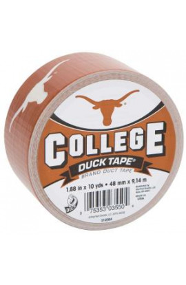 Duck College 1-7/8 in. x 30 ft. University of Texas Duct Tape (6-Pack) - 240278