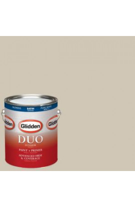 Glidden DUO 1-gal. #HDGWN58U River Birch Beige Satin Latex Interior Paint with Primer - HDGWN58U-01SA