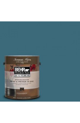 BEHR Premium Plus Ultra 1-gal. #S460-6 Mammoth Mountain Matte Interior Paint - 175301