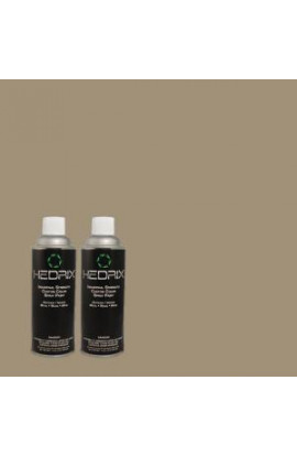 Hedrix 11 oz. Match of MQ6-25 Pavement Gray Flat Custom Spray Paint (8-Pack) - F08-MQ6-25