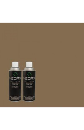 Hedrix 11 oz. Match of 770D-6 Sandwashed Driftwood Flat Custom Spray Paint (2-Pack) - F02-770D-6
