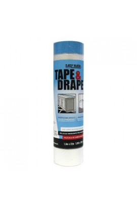 Easy Mask 5.9 ft. x 78 ft. 0.5 mil Tape and Drape with Perfect Edge Tape - 949660