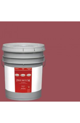 Glidden Premium 5-gal. #HDGR51U Rose Wine Flat Latex Interior Paint with Primer - HDGR51UP-05F