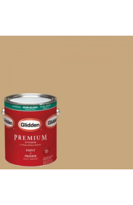 Glidden Premium 1 gal. #HDGY12 Golden Needles Semi-Gloss Interior Paint with Primer - HDGY12P-01S