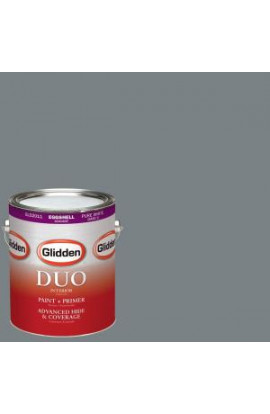 Glidden DUO 1-gal. #HDGCN38D Flagstone Grey Eggshell Latex Interior Paint with Primer - HDGCN38D-01E