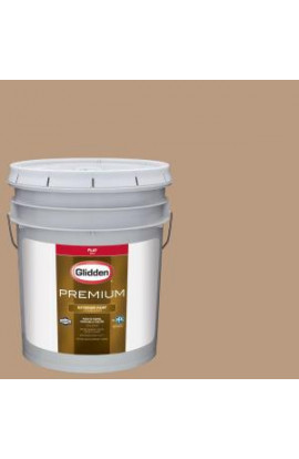 Glidden Premium 5-gal. #HDGO51U Tantalizing Tan Flat Latex Exterior Paint - HDGO51UPX-05F