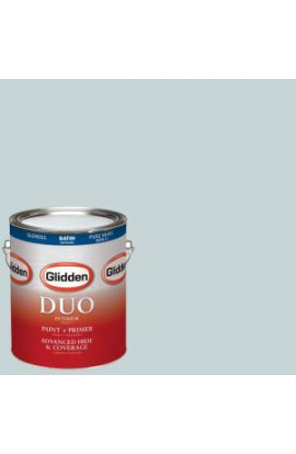 Glidden DUO 1-gal. #HDGCN28U Simply Blue Satin Latex Interior Paint with Primer - HDGCN28U-01SA