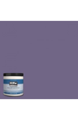BEHR Premium Plus Ultra 8 oz. #PPU16-18 Hyacinth Arbor Interior/Exterior Satin Enamel Paint Sample - UL22316
