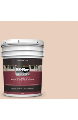 BEHR Premium Plus Ultra 5-gal. #PPL-61 Spiced Beige Flat Exterior Paint - 485005