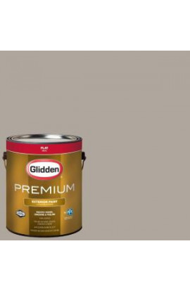 Glidden Premium 1-gal. #HDGWN51U City Loft Grey Flat Latex Exterior Paint - HDGWN51UPX-01F