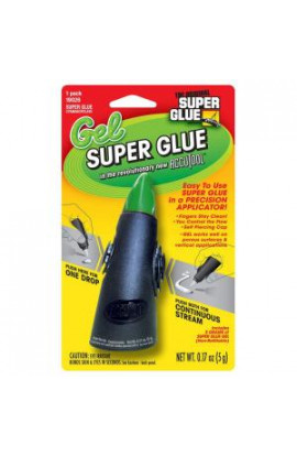 Super Glue .17 oz. Glue Gel Accutool Precision Applicator (12-Pack) - 19026