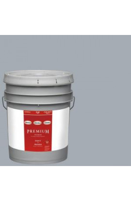 Glidden Premium 5-gal. #HDGCN40 Ascot Blue Flat Latex Interior Paint with Primer - HDGCN40P-05F