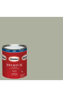 Glidden Premium 1-gal. #HDGCN07D Loden Frost Green Satin Latex Interior Paint with Primer - HDGCN07DP-01SA