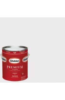 Glidden Premium 1-gal. #HDGV56U Pink Petal White Flat Latex Interior Paint with Primer - HDGV56UP-01F