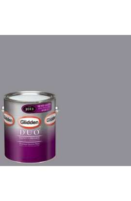 Glidden Team Colors 1-gal. #NFL-091C NFL New York Giants Gray Semi-Gloss Interior Paint and Primer - NFL-091C-SG 01