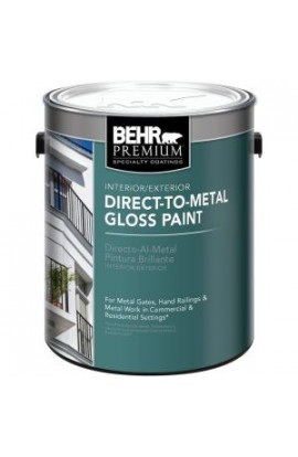 BEHR 1-gal. Red Direct-to-Metal Gloss Interior/Exterior Paint - 821001