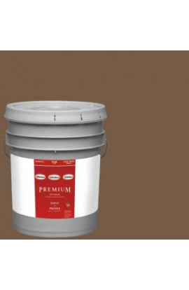 Glidden Premium 5-gal. #HDGO52 Brown Study Flat Latex Interior Paint with Primer - HDGO52P-05F