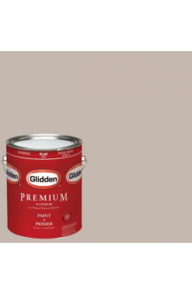Glidden Premium 1-gal. #HDGWN10U Classic Tan Flat Latex Interior Paint with Primer - HDGWN10UP-01F