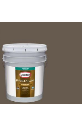 Glidden Premium 5-gal. #HDGWN26D Cedar Brown Semi-Gloss Latex Exterior Paint - HDGWN26DPX-05S