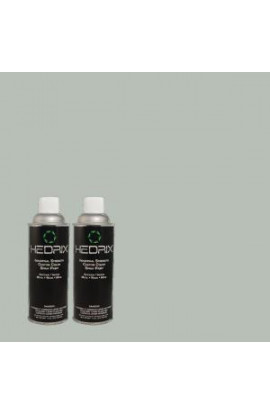 Hedrix 11 oz. Match of MQ6-4 Gray Wool Semi-Gloss Custom Spray Paint (8-Pack) - SG08-MQ6-4
