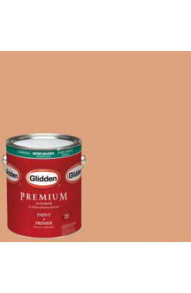Glidden Premium 1 gal. #HDGO24 Toasted Coconut Semi-Gloss Interior Paint with Primer - HDGO24P-01S